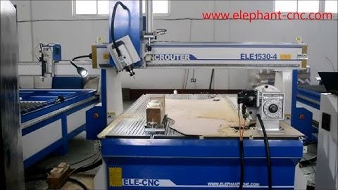 Blue Elephant 1530 4 Axis CNC Router for Wooden Car Carving