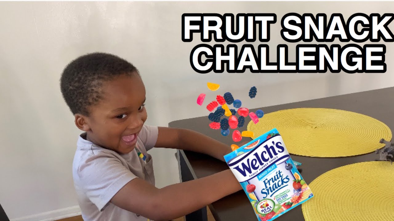 FRUIT SNACK CHALLENGE INTERVIEWING MY TODDLER YouTube