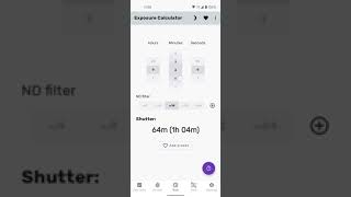 Walk through of Quicosoft's Exposure Calculator app screenshot 1