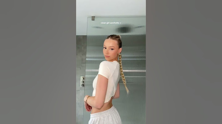 The Ultimate Clean Girl Hairstyle 👀#shorts #cleangirl #slickplait
