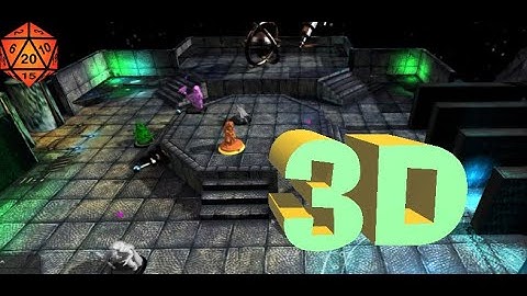Foundry VTT 3d Actual Play - One Shot - 3D Canvas - Dungeons and Dragons
