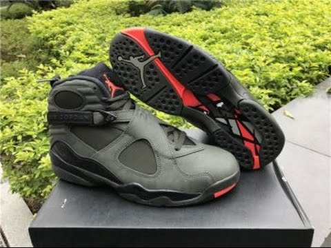 jordan 8 dark green