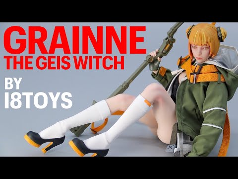 i8Toys Grainne The Geis Witch Serene Hound 1/6 Scale Figure Unboxing &  Review 