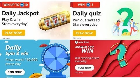 Amazon Quiz Today 19th August 2022 || Amazon Funzone Star Quiz Answers Today