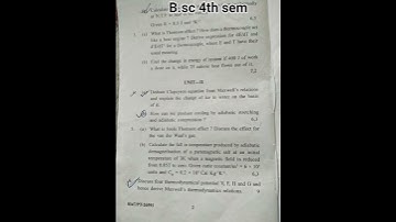 b.sc4th  paper statistical physics and thermodynamics 2#viral#viralvideo#youtubeshorts#questionpaper
