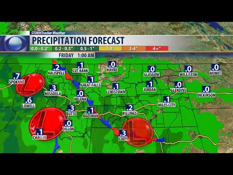 Significant amounts of rain through Friday