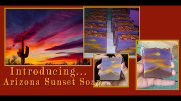 Making & Cutting Arizona Sunset Cold Process Soap! *ITS AMAZING!*