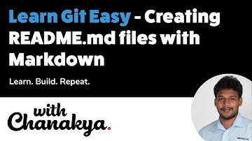 README files for Github using Markdown | Headings, Lists, Code Blocks, Hyperlinks | With Chanakya