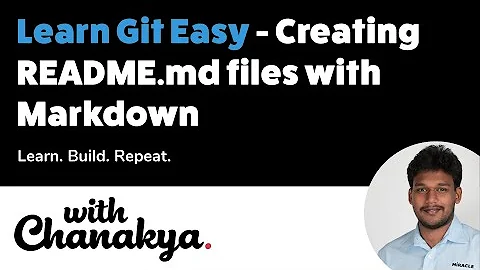 README files for Github using Markdown | Headings, Lists, Code Blocks, Hyperlinks | With Chanakya