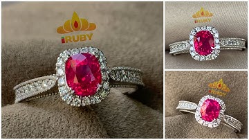 Ruby facet 1,24ct hoàn hảo hiếm gấp nhiều lần kim cương - Mrs. LHD Đà Nẵng - IRUBY