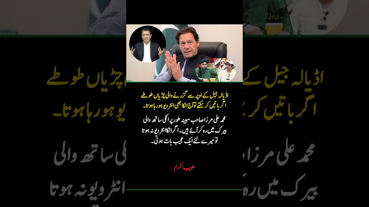 Habib Akram’s Satirical Comment on Adiala Jail & Muhammad Ali Mirza Interview