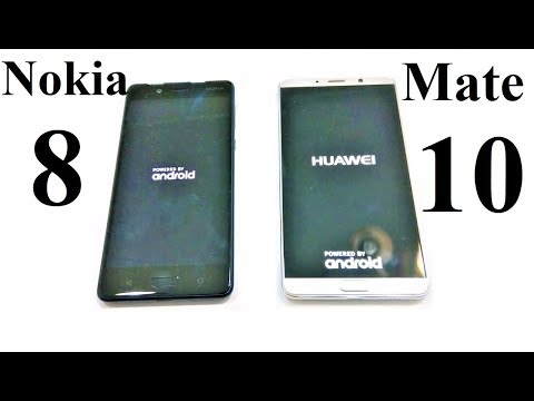 Nokia 8 vs Huawei Mate 10 / Mate 10 Pro - SPEED TEST