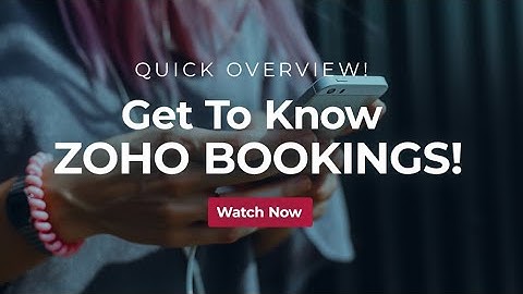 Zoho Bookings - Scheduling can be so easy