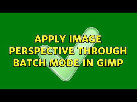Apply image perspective through batch mode in gimp