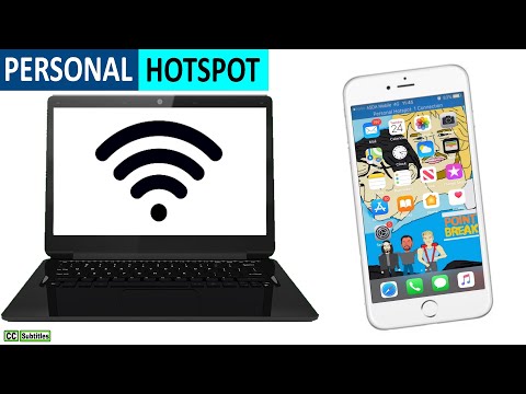 How to connect Laptop to iPhone using Personal Hotspot WiFi