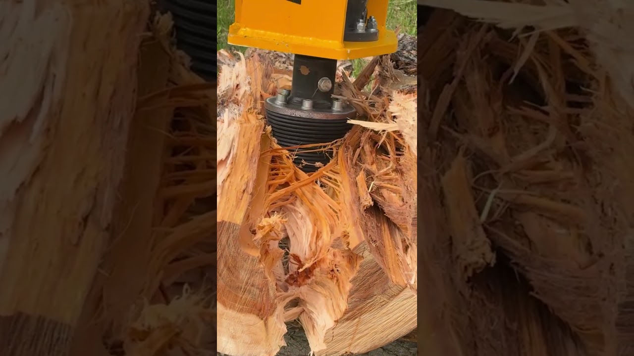 Trivella Vortex e cono Spacca ceppi! Auger Vortex and log splitter | Malaguti srl
