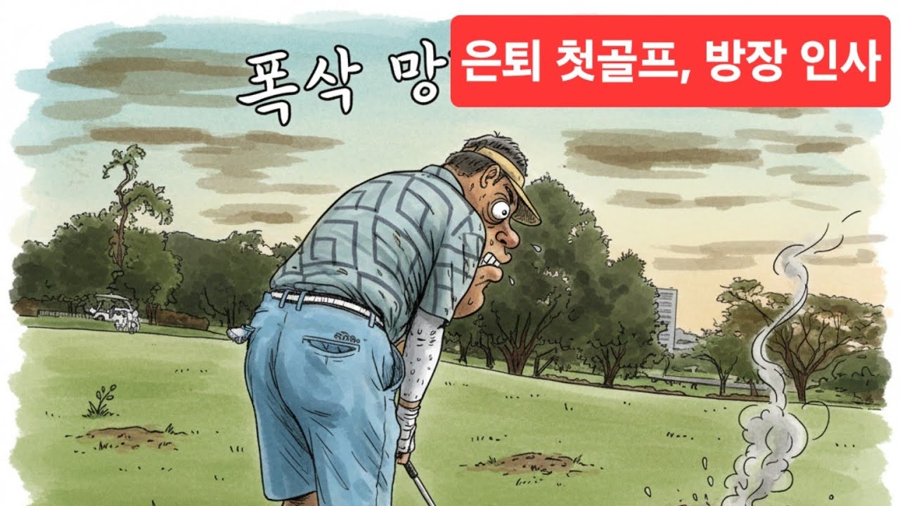 은퇴후 첫 골프 폭망!!!, 방장 인사