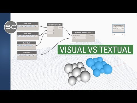 Visual vs textual Dynamo programming