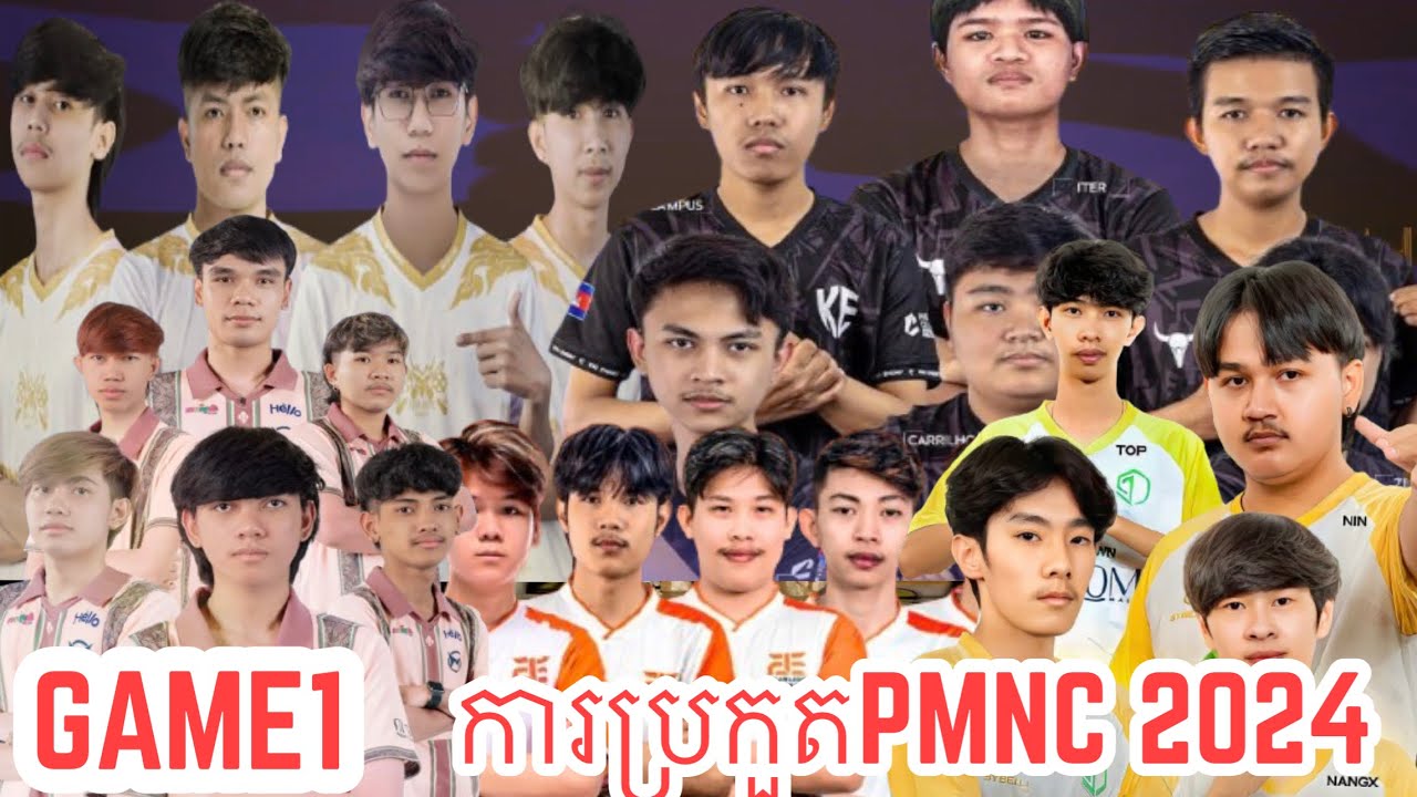 Game1:ការប្រកួត National Championship Cambodia 2024 | Day2 Grand Final|Pubg Mobile|