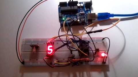 Shift Register 74HC595 avec PM IR38 - Récepteur Infrarouge