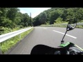 ZZR1400　峠を攻めてみた　ヘルメットマウント前②