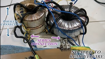 How To Make a Spot Welder（Toroidal transformer）