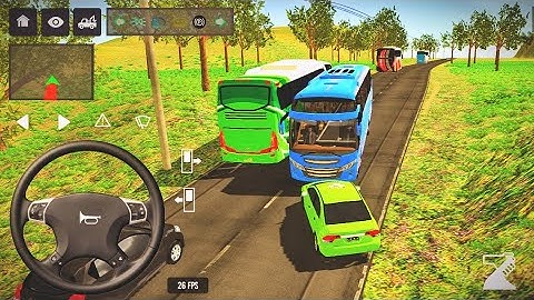 Indonesia Coach bus driving | Euro bus simulator 2025 Android gameplay #game 