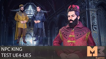 NPC King Test Epic Skeleton In UE4-UE5