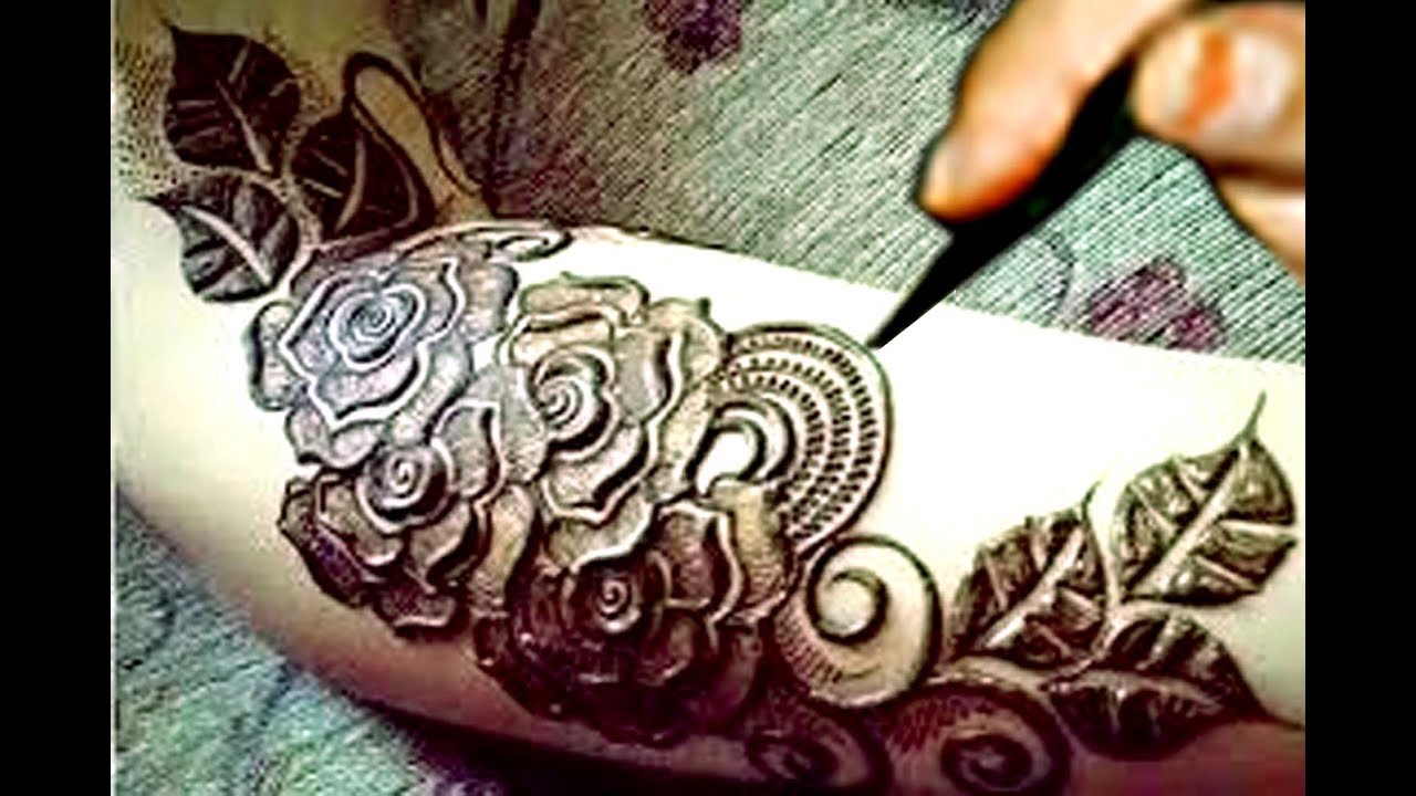 indian mehndi design simple Very pretty mehndi design for front hands || simple mehandi designs