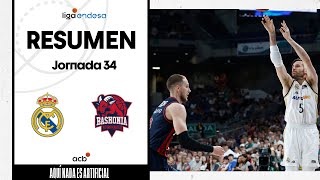 Real Madrid - Baskonia (106-100) RESUMEN | Liga Endesa 2023-24