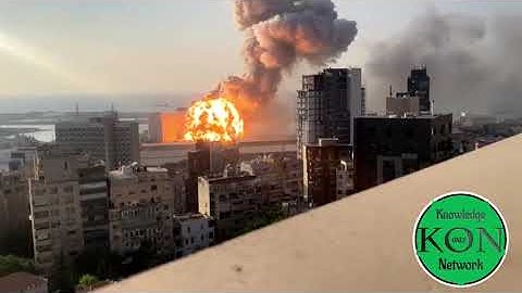 Beirut explosion Video shows new angle of the massive blast
