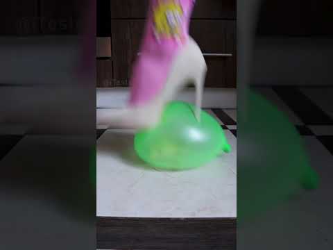 Simpsons socks smash green balloon