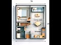 1BHK House Plan 15×20 Beautiful Modern House Floor Plan 🏠 #shorts #gharkakhana