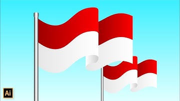 How to draw Flag - Adobe Illustrator Tutorial