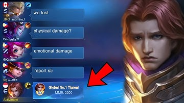 WHEN GLOBAL TIGREAL PRANK in SOLO RANK!😂(I didn