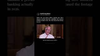 Jeffrey Epstein explained fractional reserve banking to Steve Bannon — DOJ Epstein Files #Shorts