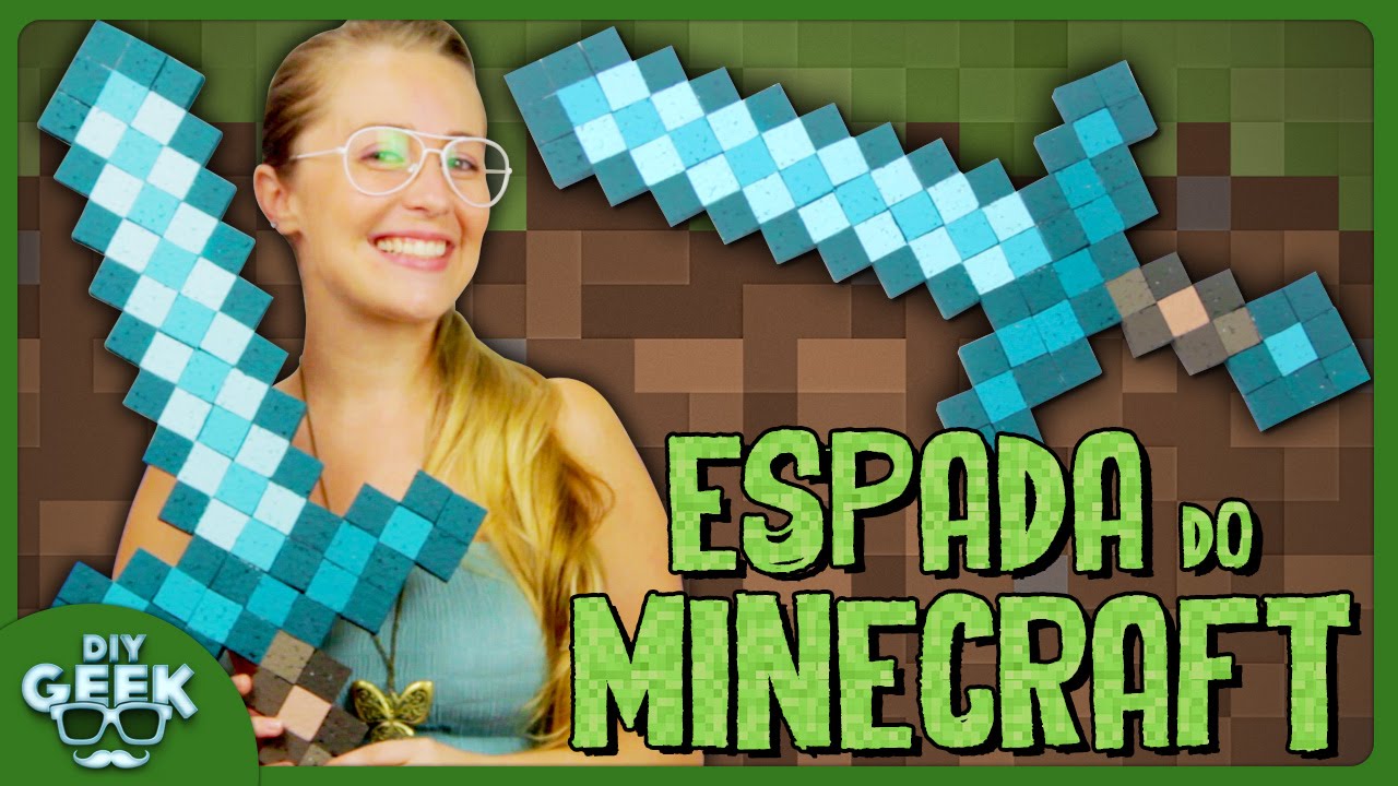 Espada do Minecraft - DiY Geek 