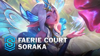 Faerie Court Soraka Skin Spotlight - League of Legends