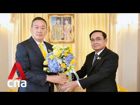 Thai political transition begins as outgoing PM Prayut meets successor Srettha