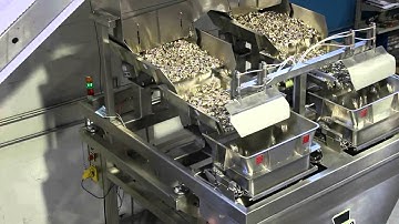 Automatic Weighing and Filling Wrapped Candy - PrimoLinear Twin Lane V-25 with Box Indexing