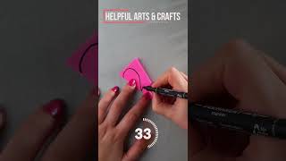 How to make paper heart decoration easy screenshot 4