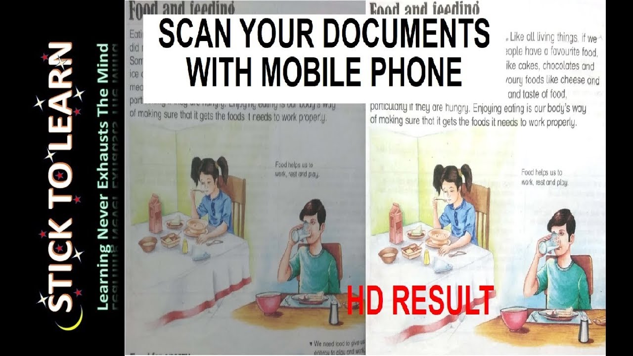 How to scan a document to your computer without scanner, Free Handheld