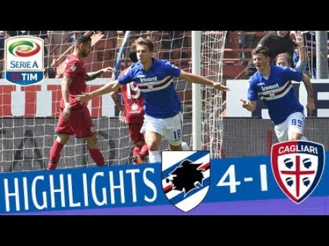 Sampdoria - Cagliari 4-1 - Highlights - Giornata 35 - Serie A TIM 2017/18