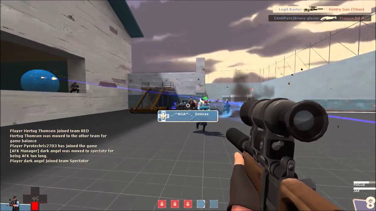 Tf2 cp orange scout and sniper gameplay