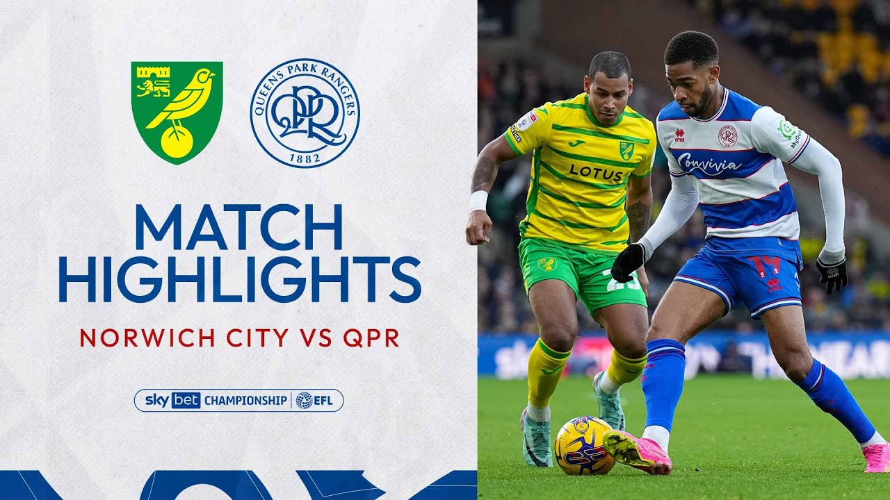 😶 Defeat On The Road Highlights Norwich City 10 QPR YouTube