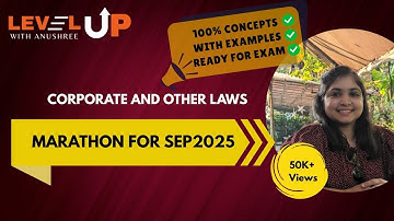 CA Inter | Corporate & Other Laws | Marathon Sep 2025
