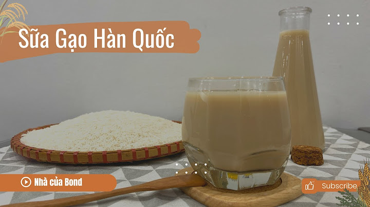 Hướng dẫn làm nước gạo rang hàn quốc