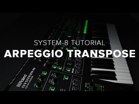 Roland SYSTEM-8 How-To: Arpeggio Transpose