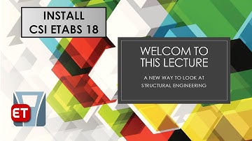 Install CSI ETABS 18