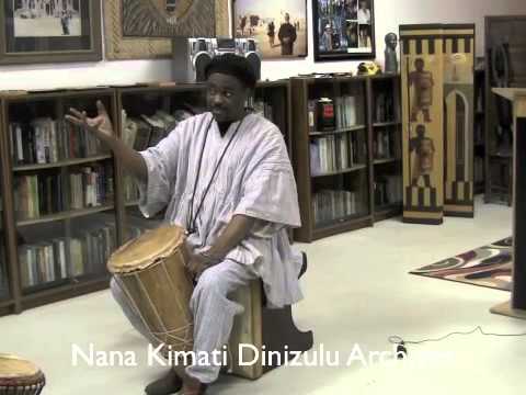 Nana Kimati Dinizulu Playing The Ashiko and Gome drum @ CEMOTAP Kwanzaa Event 2012